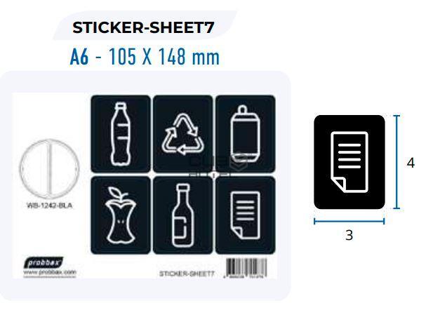 Balde Reciclaje 13L - 2 compartimentos